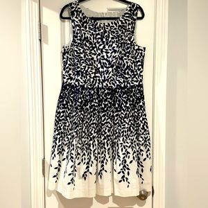 Like New!  Talbots fit and flare garden party dress.